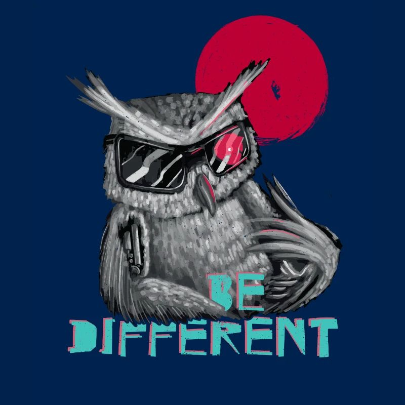 Be different Eule - einzigartig & besonders