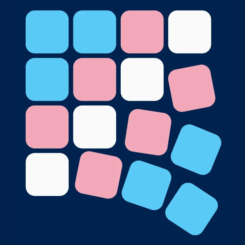 Transgender Pride Quadratfeld