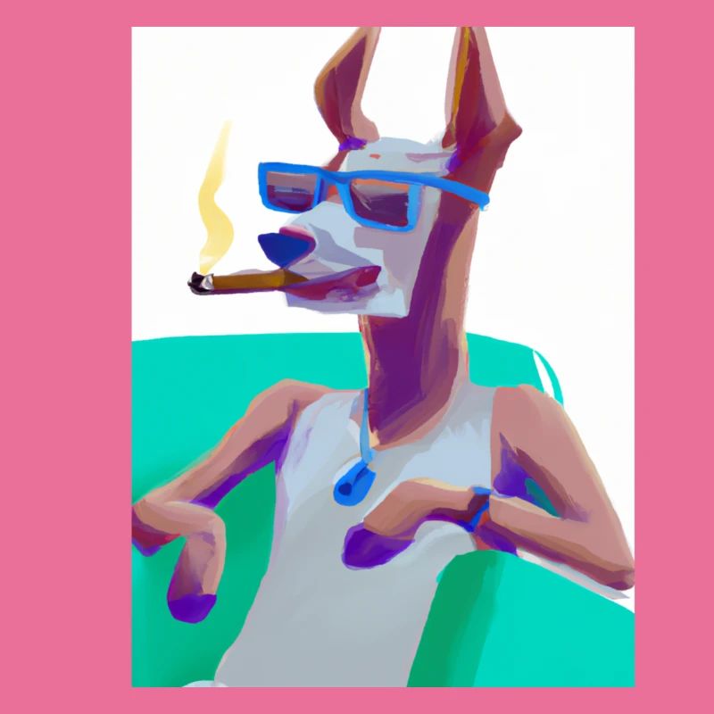 smoking Dog