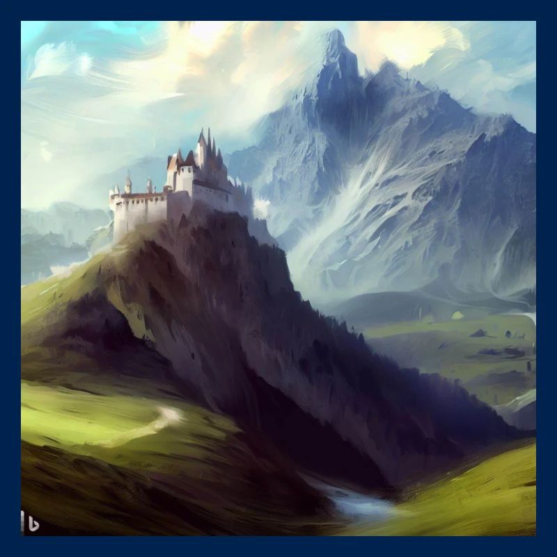 Mountain with Castle