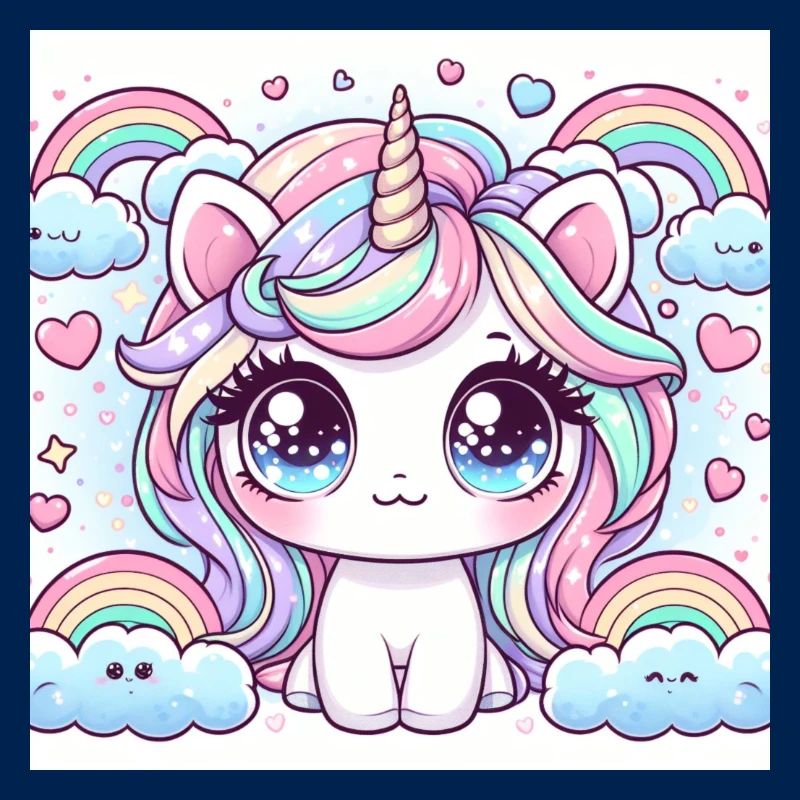 Regenbogen-Einhorn