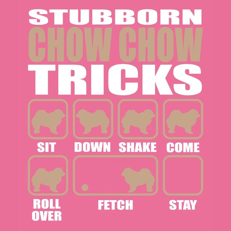 Hartnäckiger Chow-Chow-Trick-Design