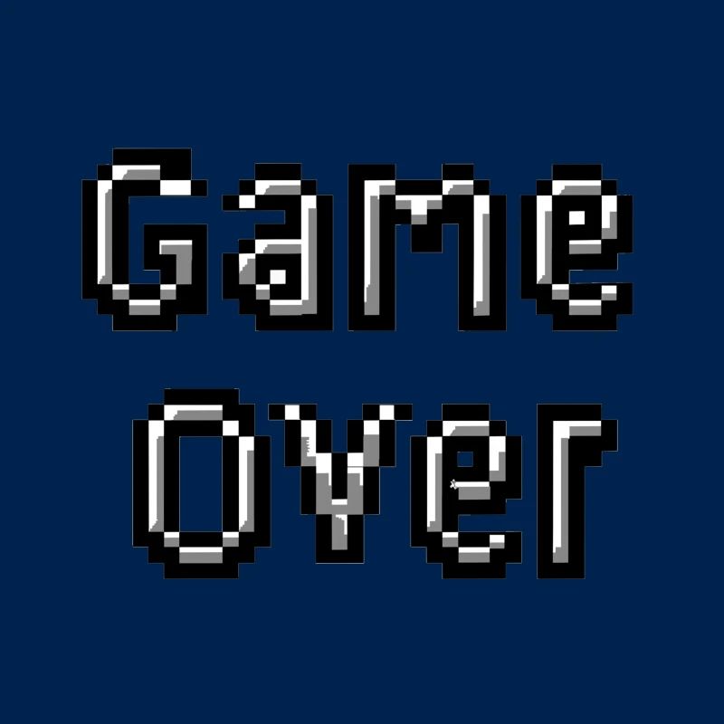 Lost Game, Game Over, Gift for Console Gamer