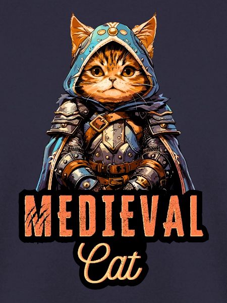 Mittelalterliche Katze: Fantasy-Rüstungsdesign