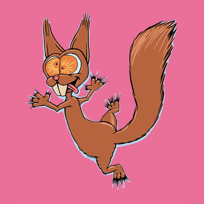 Verrücktes Eichhörnchen