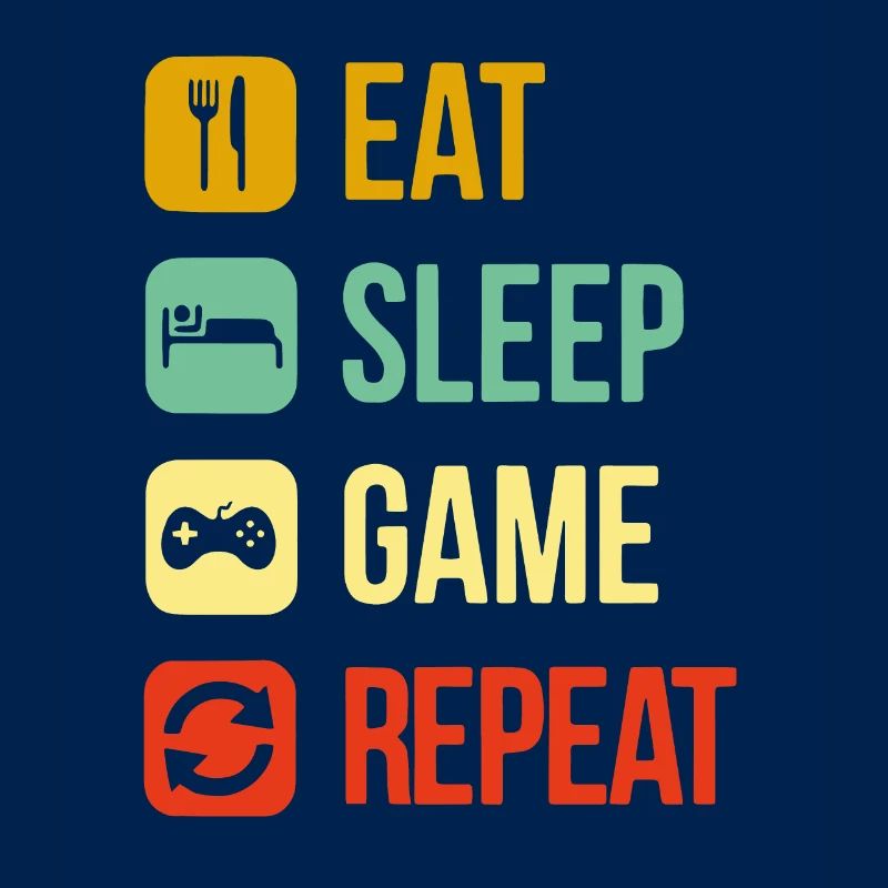 eat sleep repeat Videospiel