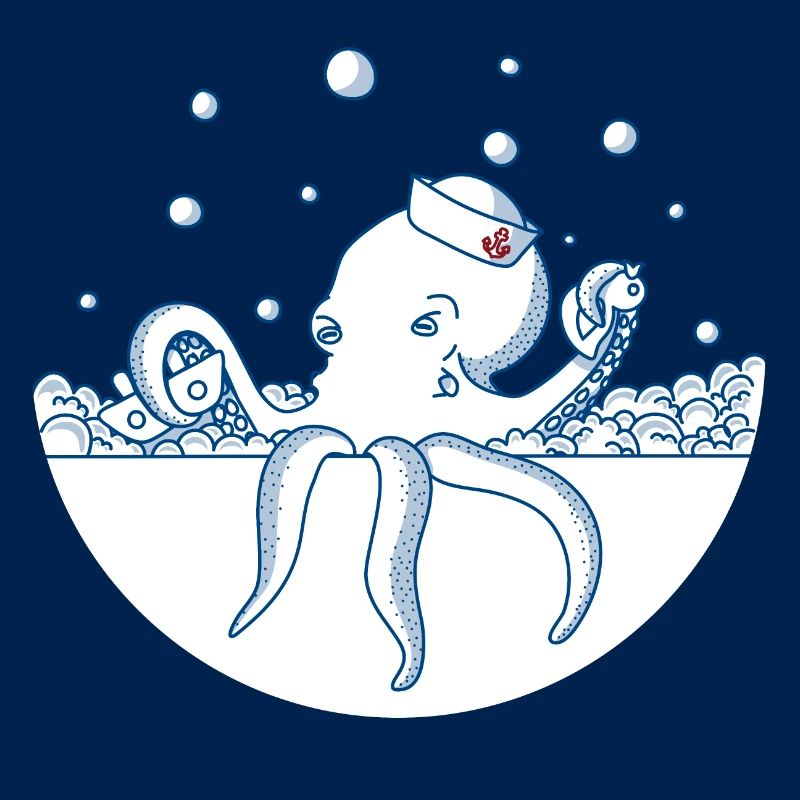 The bathing octopuses