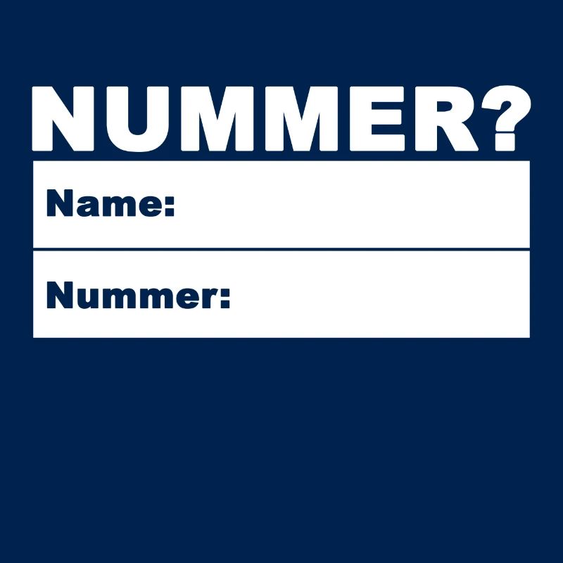 Nummer? Handynummer? Telefonnummer? Name?
