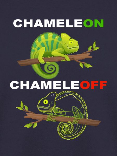 Lustiges Chameleon - ChameleON ChameleOFF