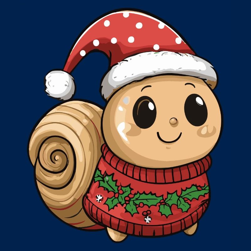 Schnecke Weihnachten Comic