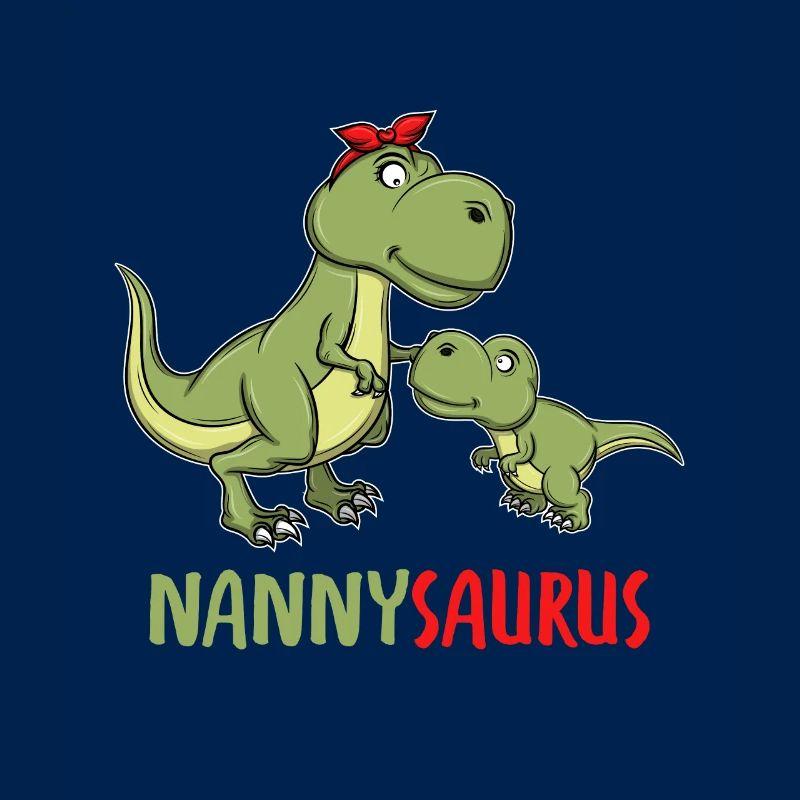Nanny saurus Kindermädchen Tagesmutter Geschenk