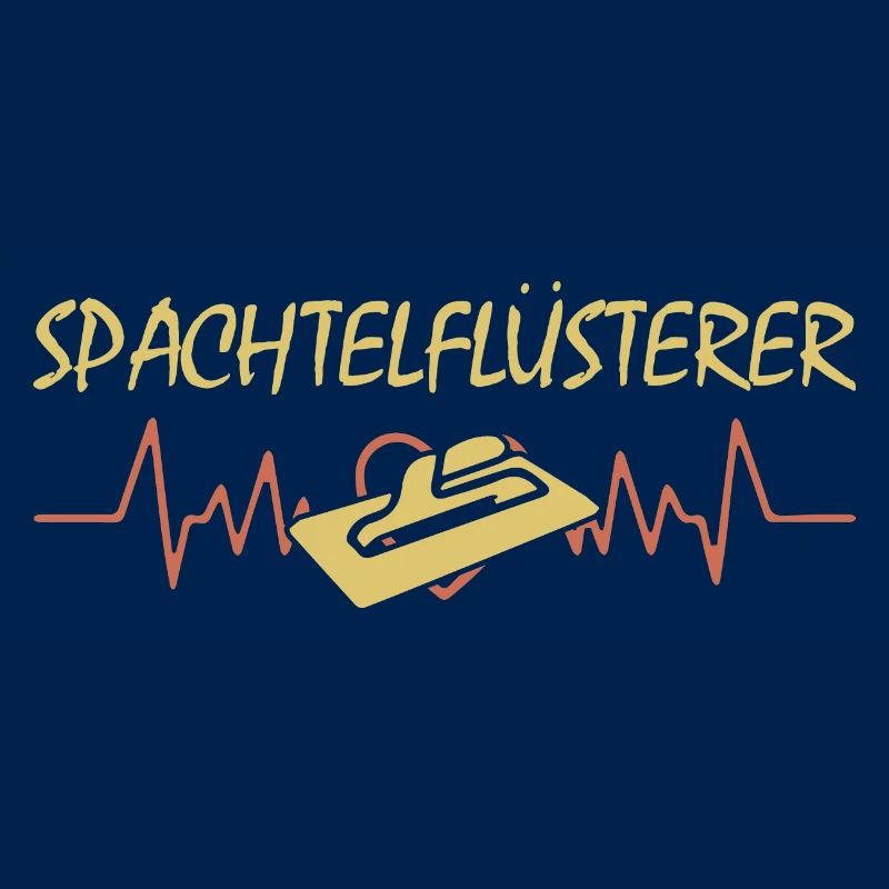 Spachtelflüsterer Kardiogramm Verputzer Gipser
