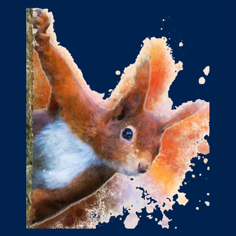 Eichhörnchen Aquarelldesign