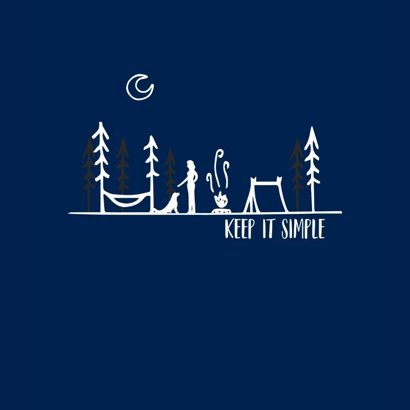 Keep it Simple Camping Camping Cadeau