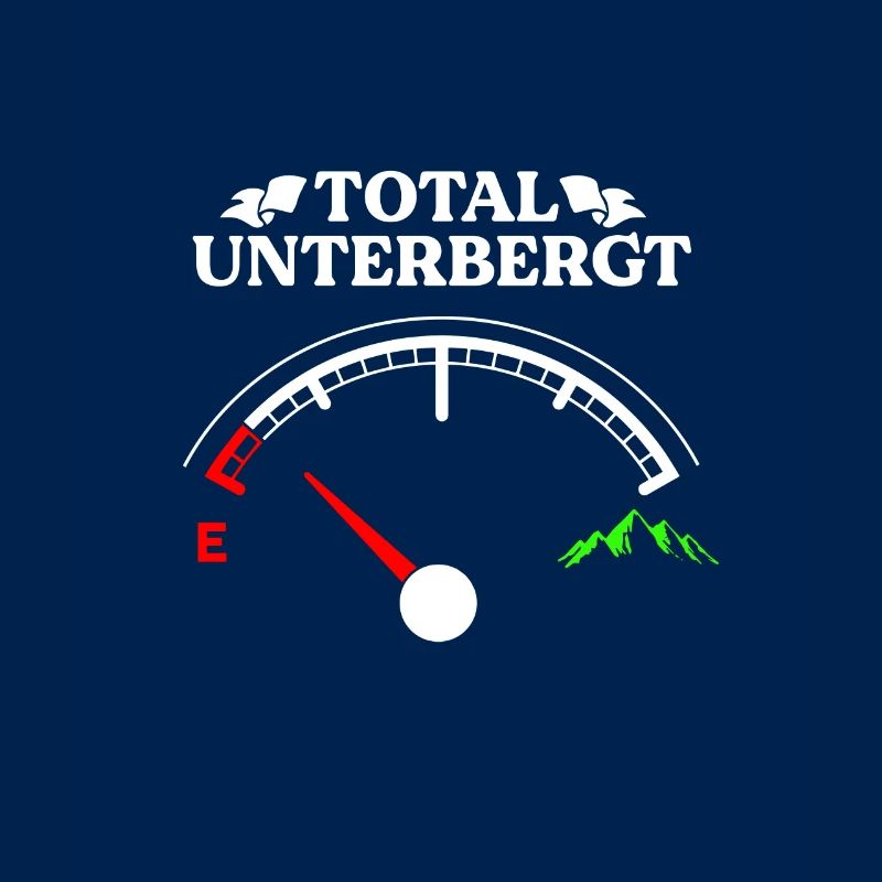 Total Unterbergt Berge Geschenk
