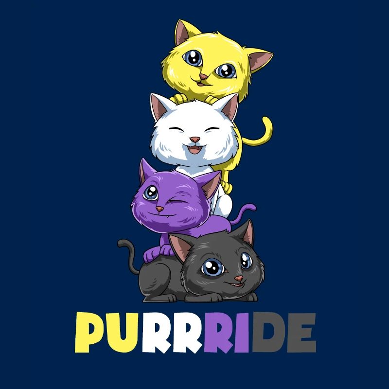 Nonbinary Katzen - Transgender Geschenk