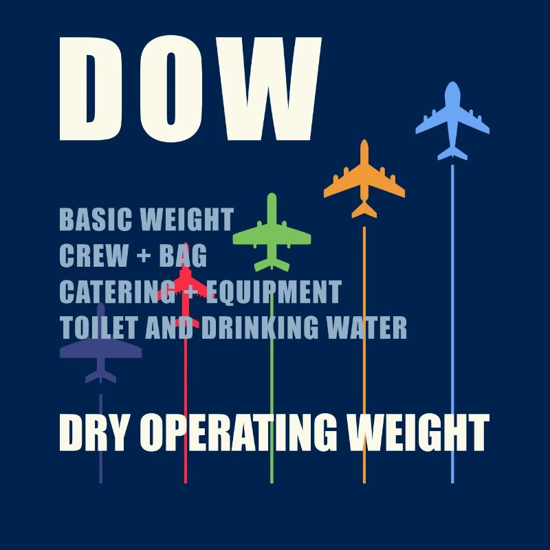 DOW Dry Operating Weight Avion Poids Cadeau