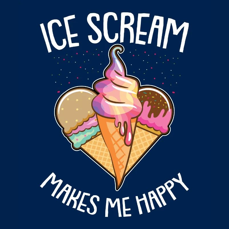 Eiskrem Eis Eiscreme Sommer Spruch Geschenk
