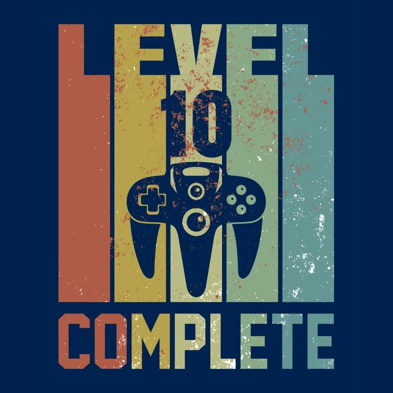 Level 10 Complete Geburtstagsshirt Jugend Geschenk