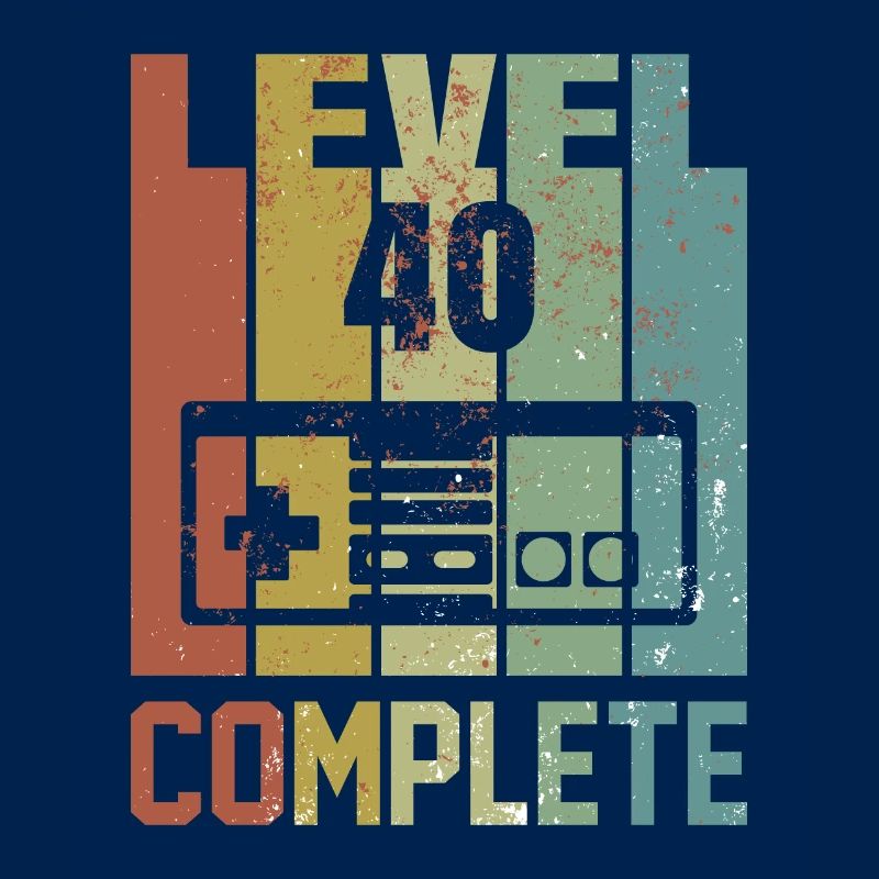 Level 40 complete Geburtstagsshirt Geschenk