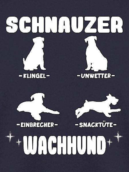 Witziges Wachhund Schnauzer Riesenschnauzer
