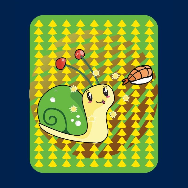 Schnecke mit Sushi