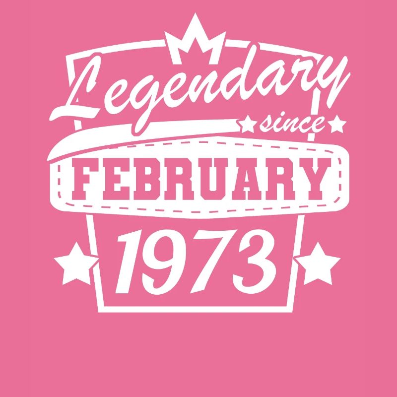 Februar 1973 Retro Geburtstag
