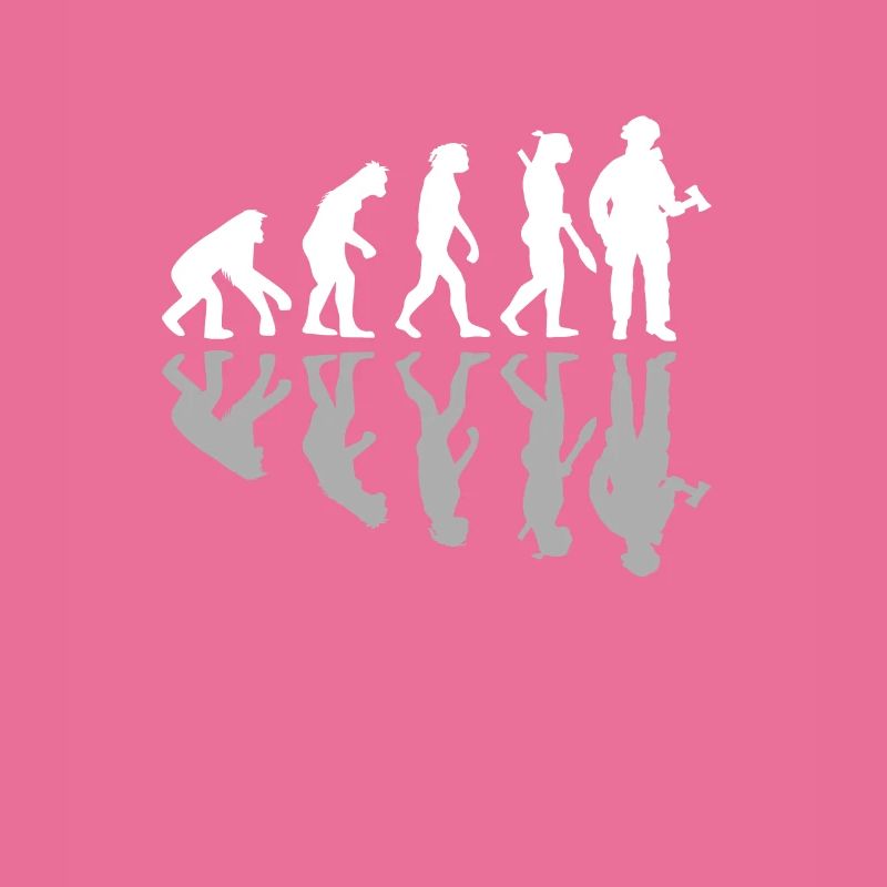 Funny Human Evolution Firefighter Firefighting