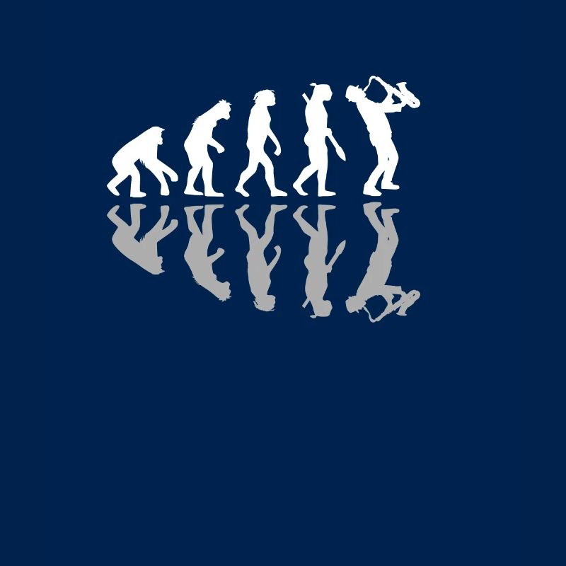 Saxophonist Human Evolution Saxophone Musician