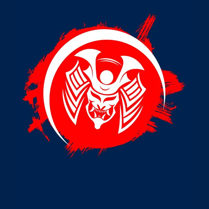 Samurai Samuraimaske Kriegermaske Oni Maske