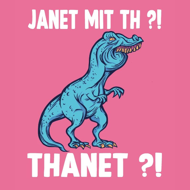 Janet oder Janeth T-Rex Überbiss Dinosaurier Meme
