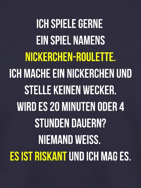 Schlafen müde Spruch