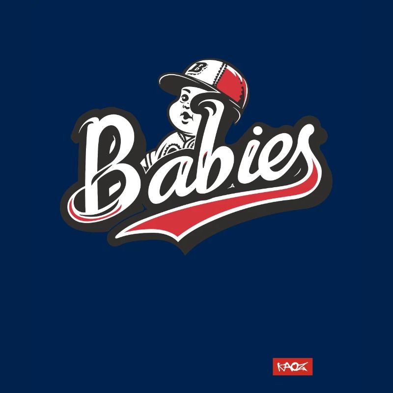 Parodie auf ein Baseball-Baby-Team