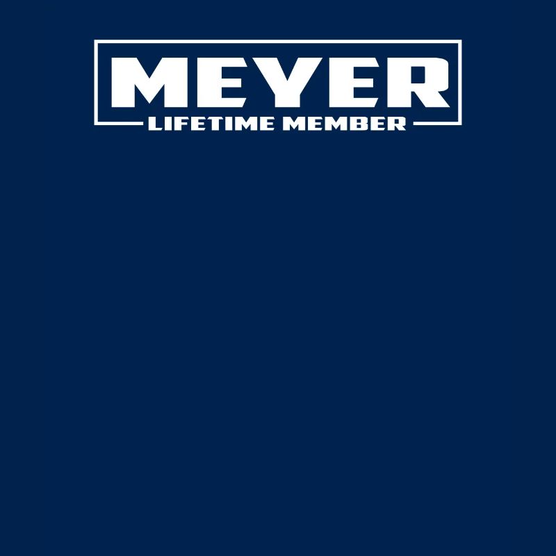 Meyer Lebenslang Nachname Spruch Geschenk