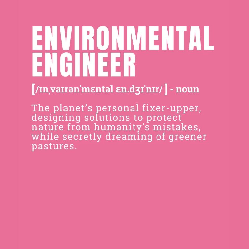Funny Environmental Engineer Job Definition Occupa