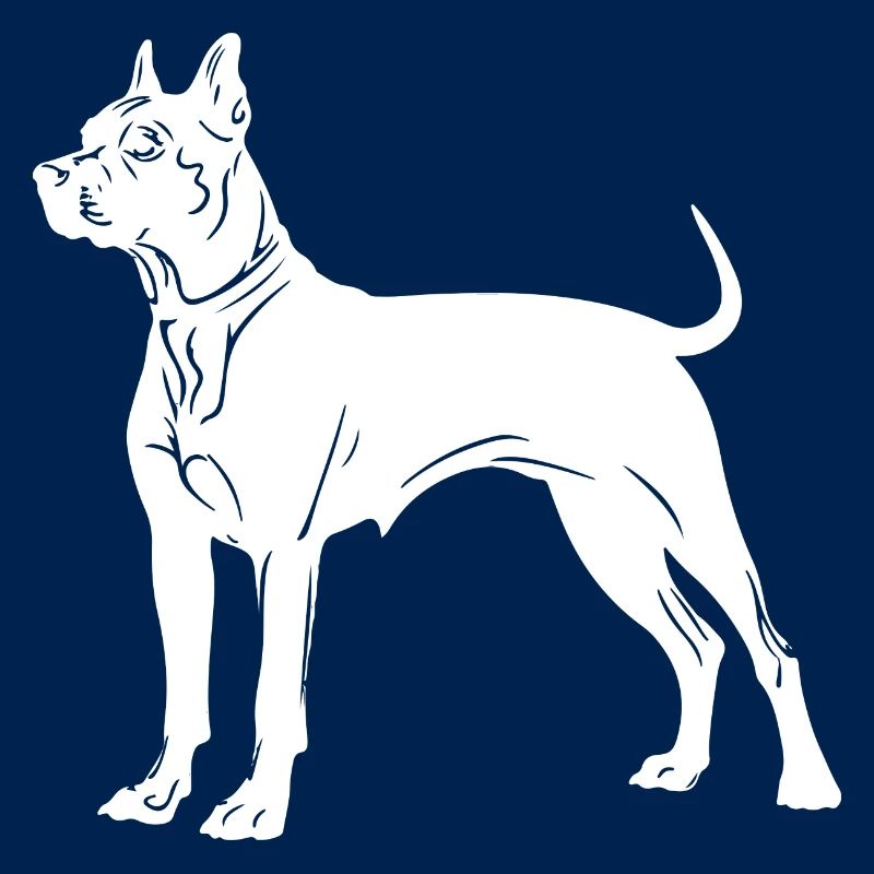 Pit Hund Silhouette