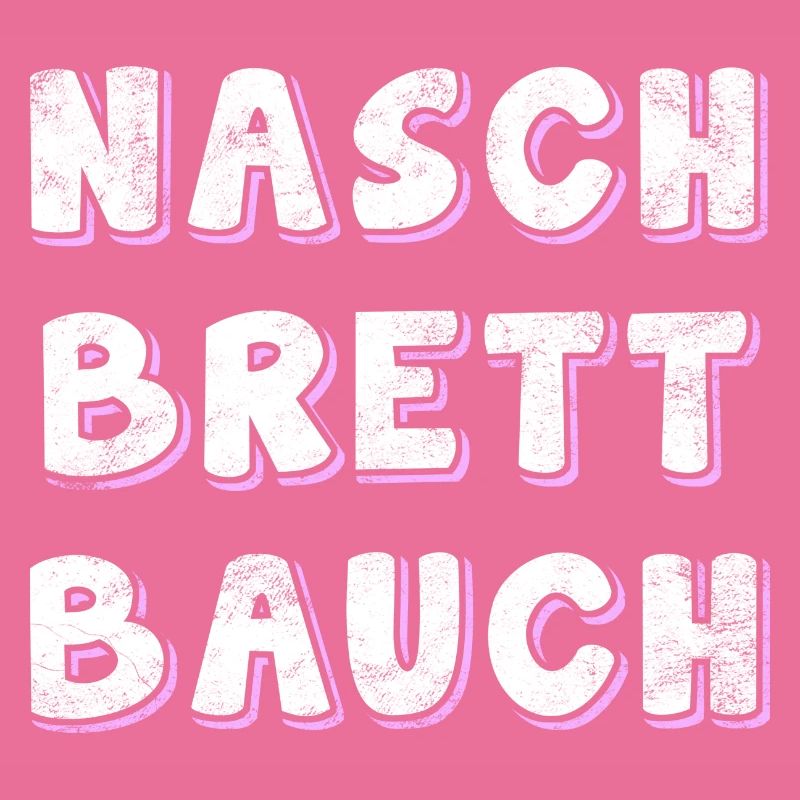 Naschbrettbauch, dicker Bauch, Naschkatze Geschenk
