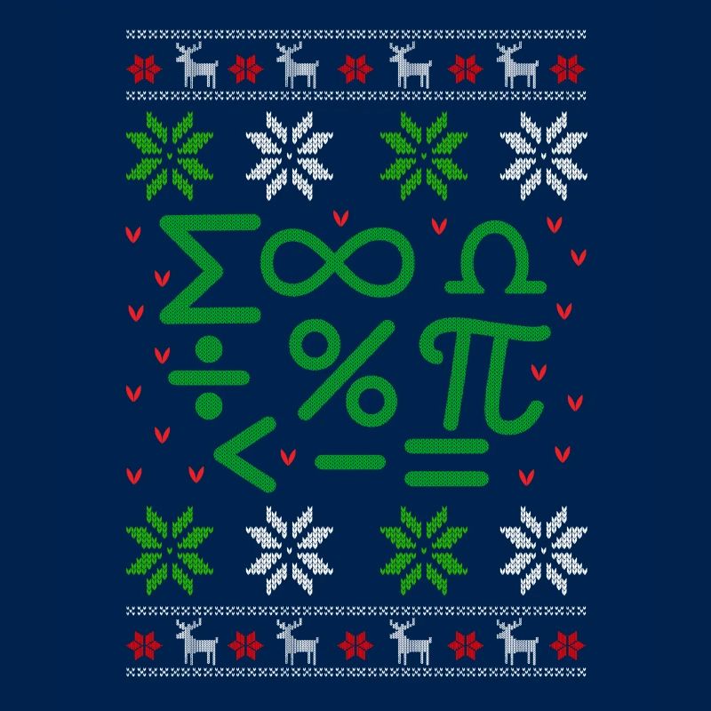 Mathematics formulas Ugly Christmas