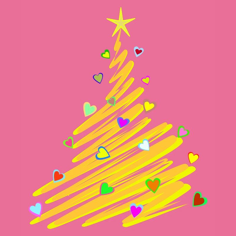 Weihnachtsherzen Baum