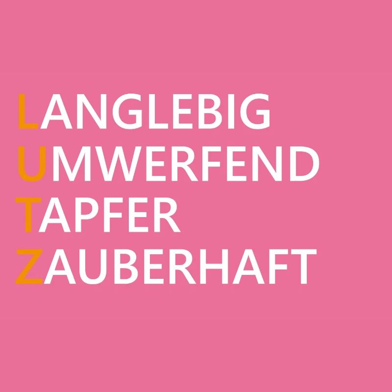 Lutz Name Geschenk