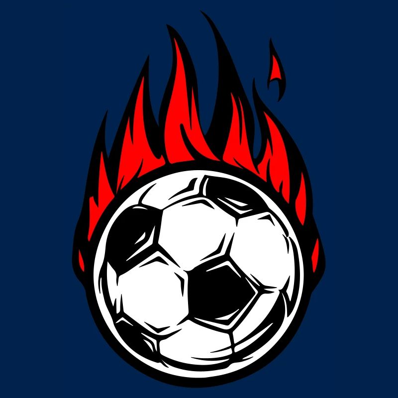 Fussball Brennt Feuer