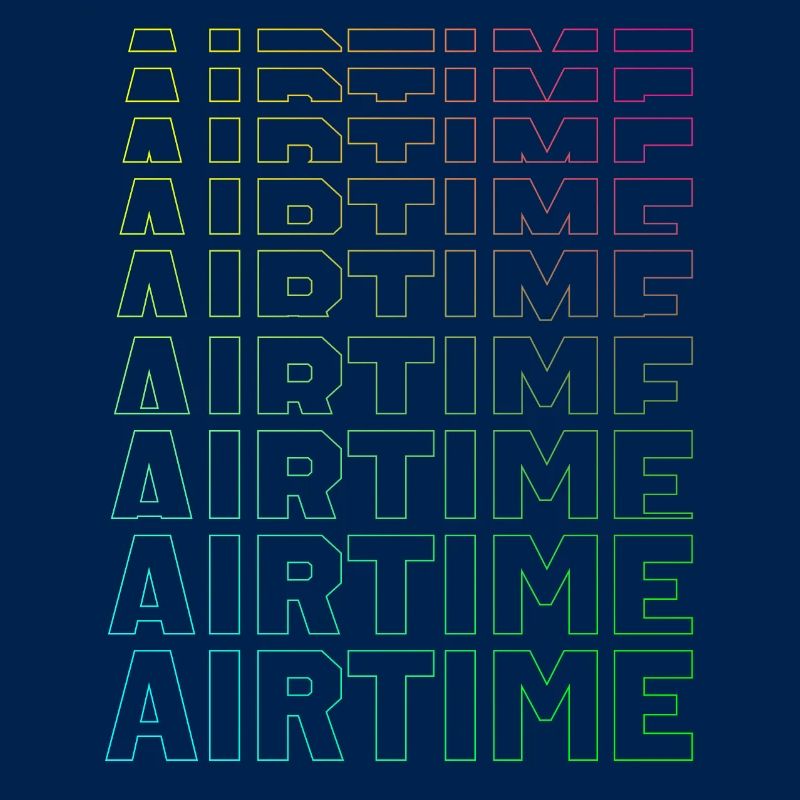 Airtime Textblock Hollow Rainbow