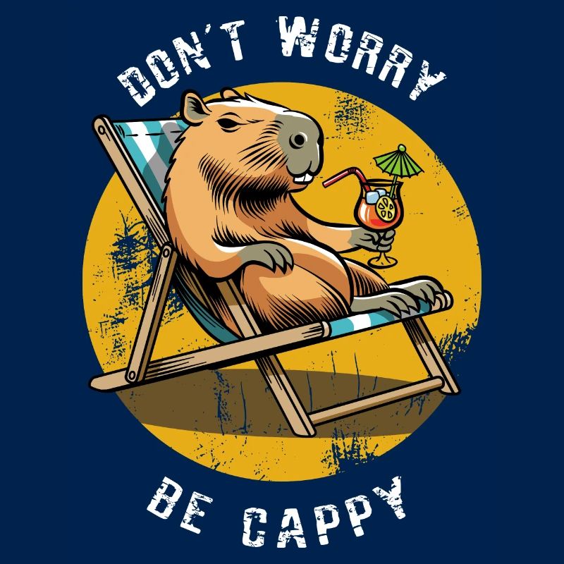 Don't worry be Cappy - Capybara - Holiday