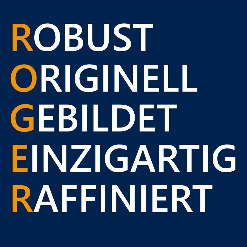 Roger Name Geschenk