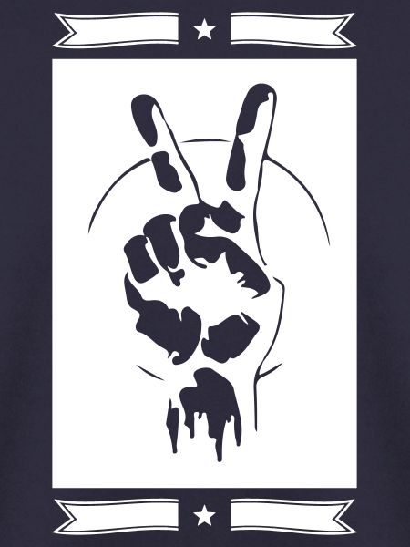 Frieden Hand Zeichen Peace