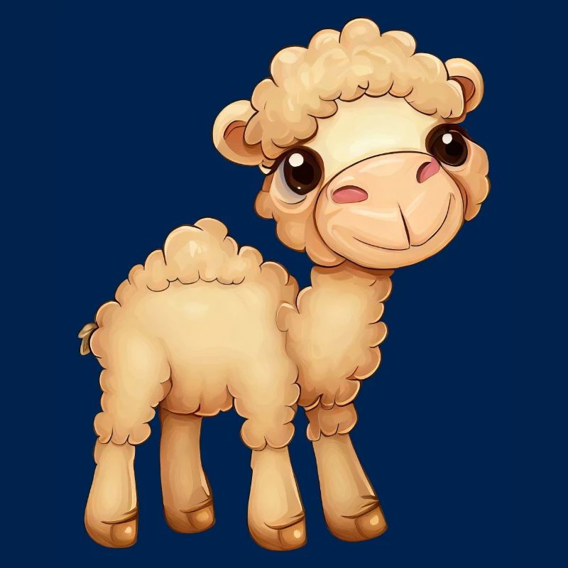Flauschiges süßes Dromedar