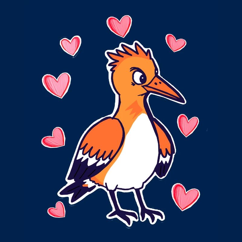 Oiseau de dessin animé
