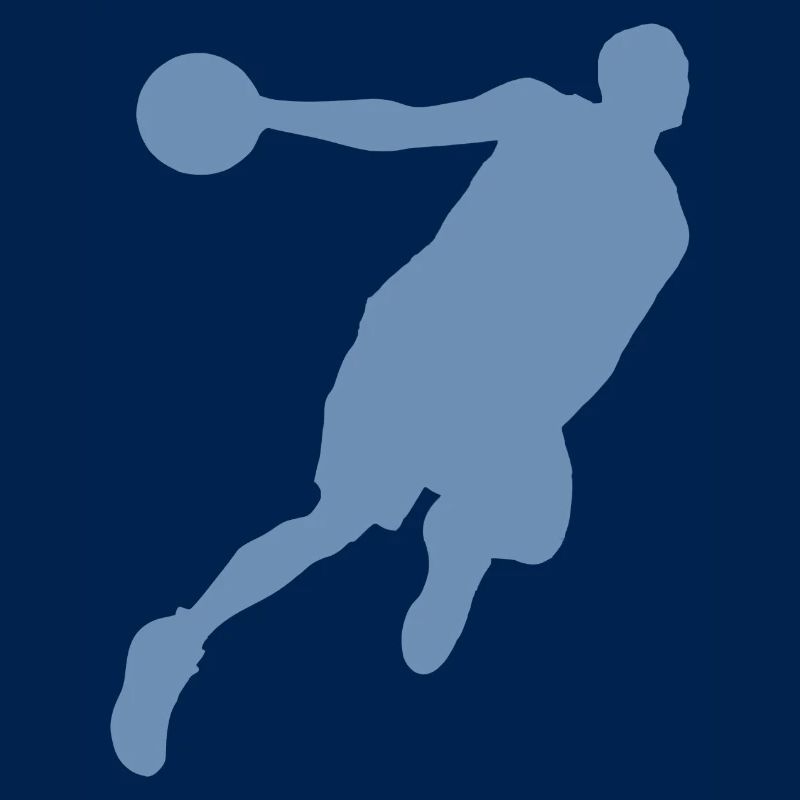 Basketballer-Silhouette, Dynamisches Sport-Design