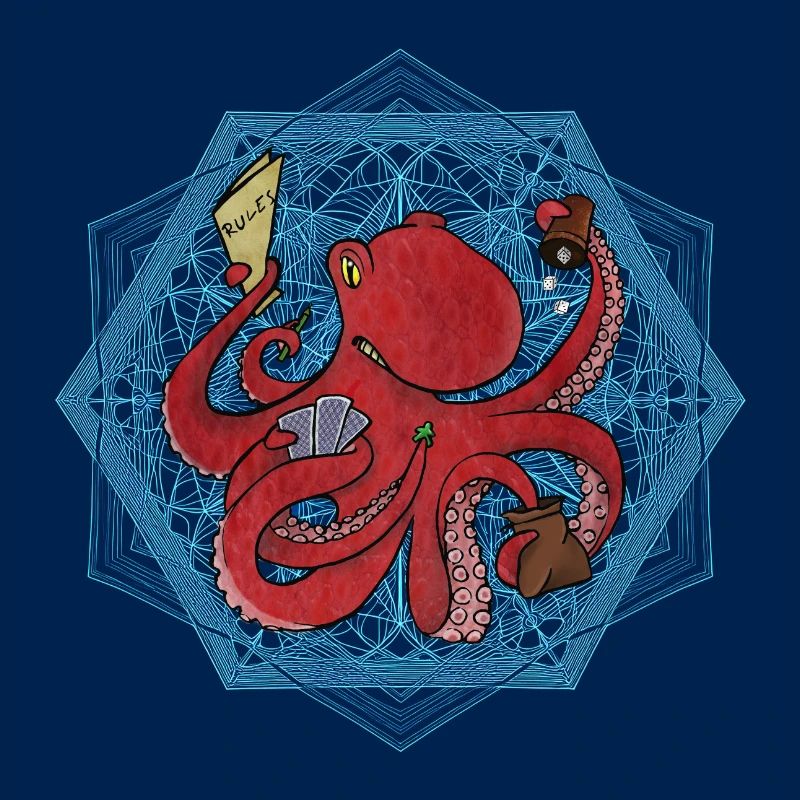 Board Game Card Game Drafting Dice Octopus Red