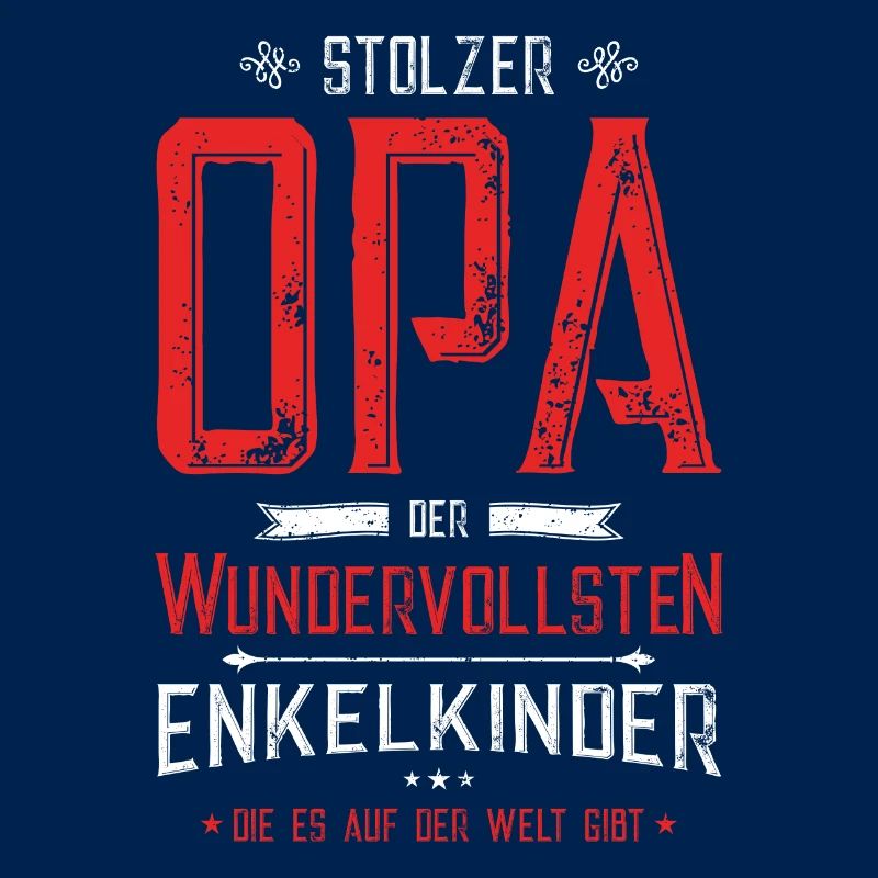 Stolzer Opa Enkelkinder